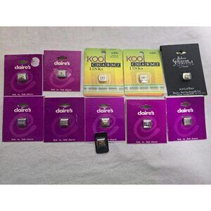 Italian Charms Lot Of 11 Charms- Claire's, Kool Charmz And More